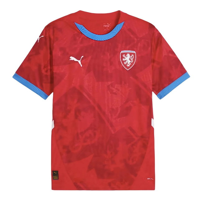 2024-2025 Czech Republic Home Shirt (Baros 9)-SoccerKits Hub | Buy Soccer Jerseys Online